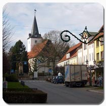 Bad Sachsa: Ev. Kirche und Marktstrasse