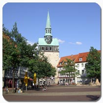 Der ber&uuml;hmte Kornmarkt von Osterode (Foto: Denis Wollenhaupt)